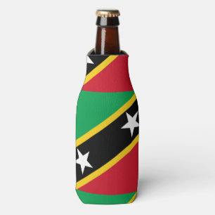 Paul McGehee "St.Kitts & Nevis Flag" Bottle Cooler