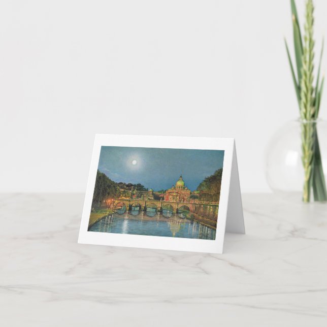 Paul McGehee "St Peter's Moonlight" Note Card (Front)