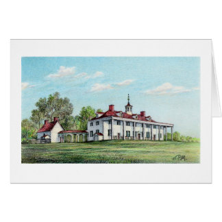 Paul McGehee "Washington's Mount Vernon" Card