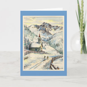 Paul McGehee "Zallinger Chapel" Xmas Card (German)