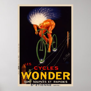 Paul Mohr’s Vintage Wonder Cycle Advertisement Poster