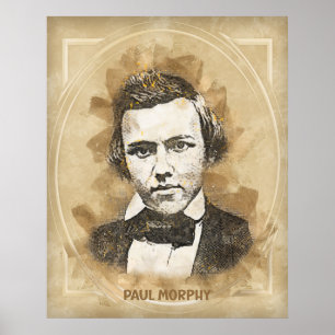 Paul Morphy, chess player Poster