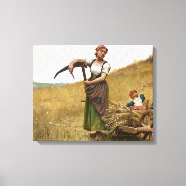 Paul Peel - Adoration Canvas Print (Front)