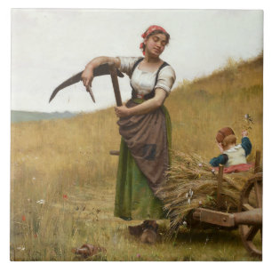Paul Peel - Adoration Tile