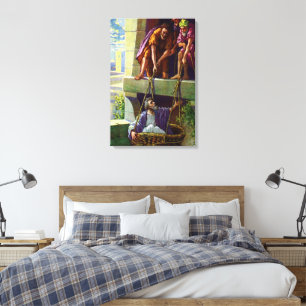 paul preaching christ Wrapped Canvas