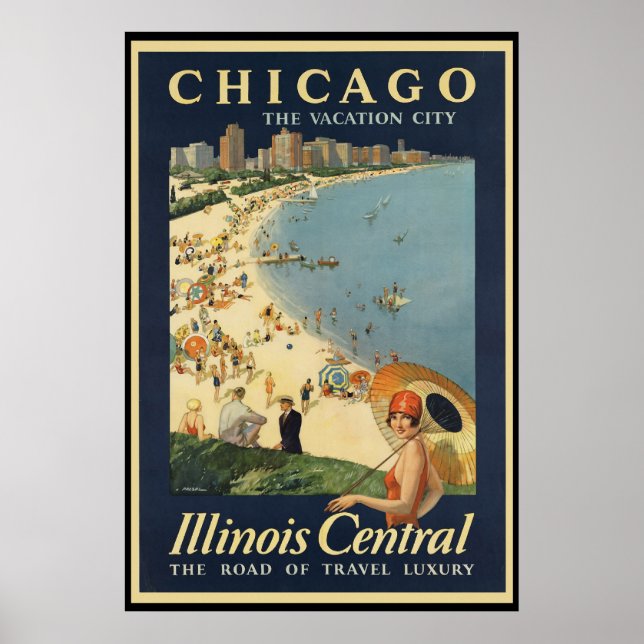 Paul Proehl Chicago Vacation City Poster (Front)