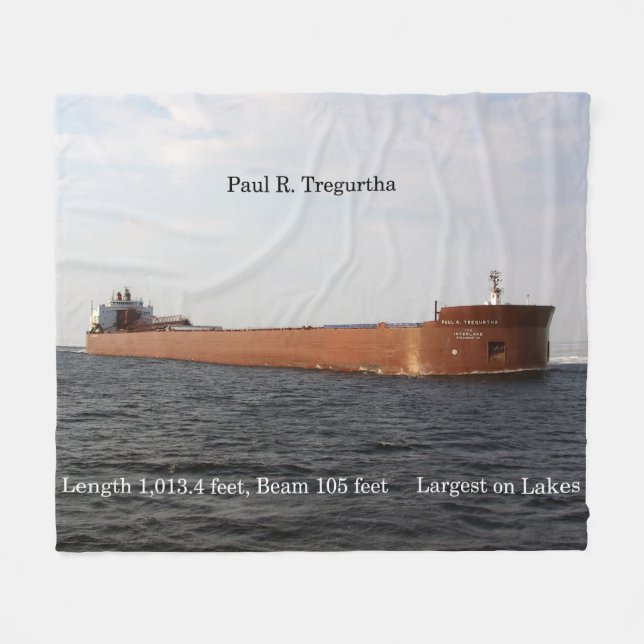 Paul R. Tregurtha blanket (Front (Horizontal))