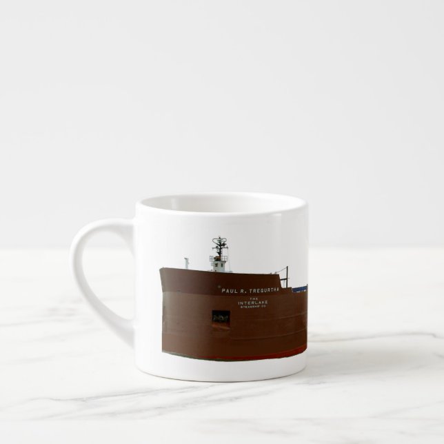 Paul R. Tregurtha cutout espresso mug (Left)