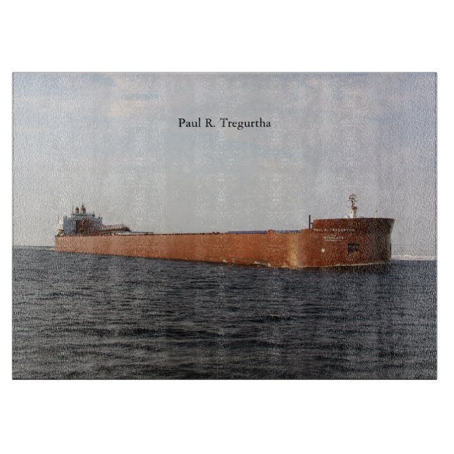 Paul R. Tregurtha cutting board (Front)