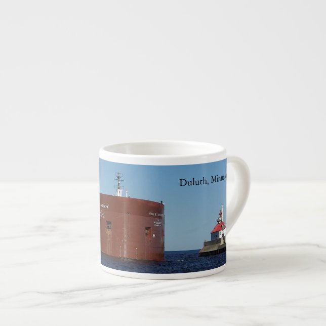 Paul R. Tregurtha Duluth espresso mug (Front Right)
