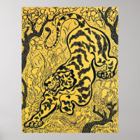 Paul Ranson’s Tiger in the Jungle - Retro Art