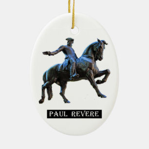 Paul Revere (Massachusetts) Ceramic Tree Decoration