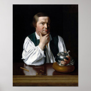 Paul Revere Portrait - John Singleton Copley 1768 Poster