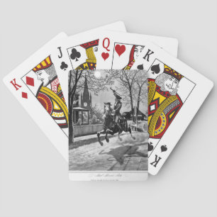 Paul Revere's Ride. 1775_War Image Playing Cards