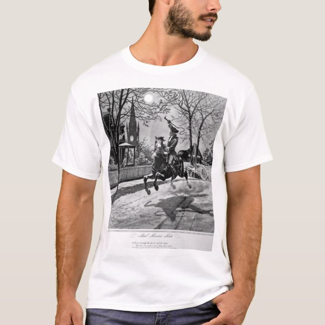 Paul Revere's Ride.  1775_War Image T-Shirt (Front)