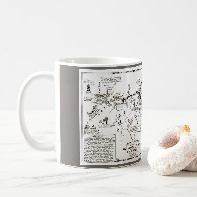 Paul Revere's Ride Mug (With Donut)