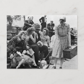 Paul Robeson and Friends, 1940s Postcard