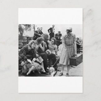 Paul Robeson and Friends, 1940s Postcard