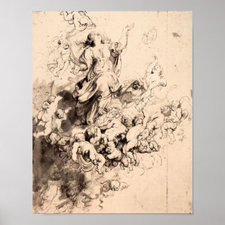 Paul Rubens - Assumption of Mary Poster
