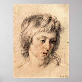 Paul Rubens - Boys portrait Poster