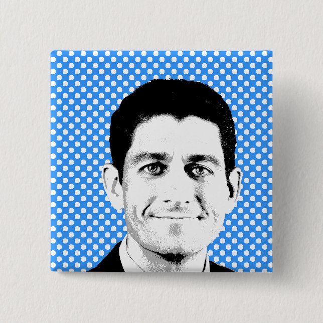 Paul Ryan 15 Cm Square Badge (Front)