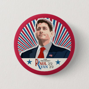 Paul Ryan 2020 6 Cm Round Badge