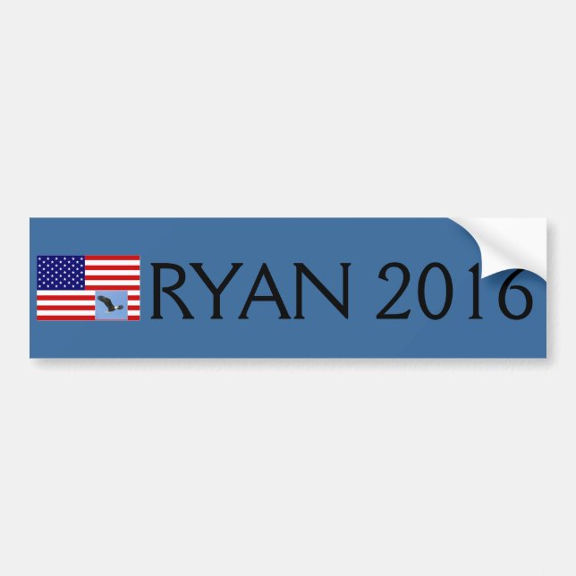 Paul Ryan for president in 2016 bumper sticker (Front)