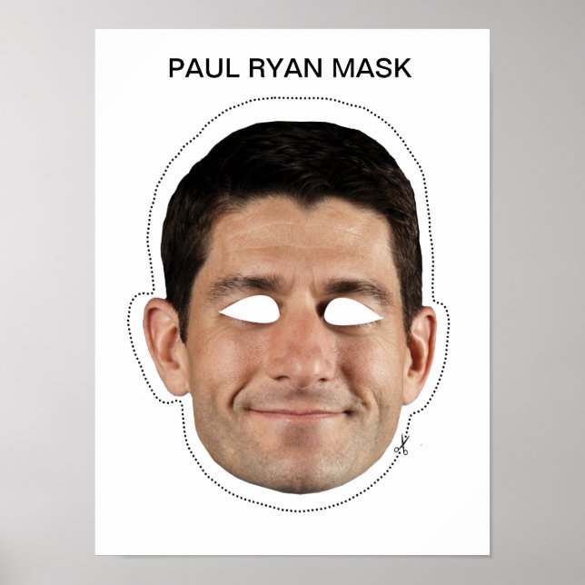 Paul Ryan Mask Poster (Front)