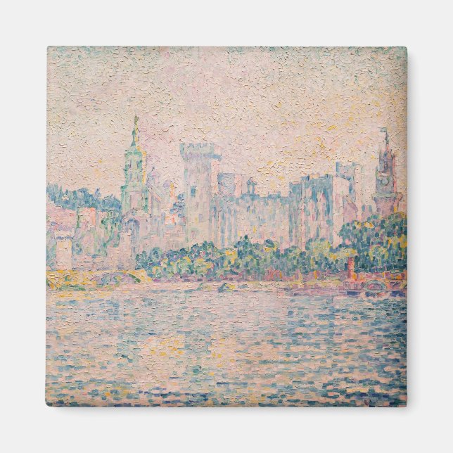 Paul Signac - Avignon, Morning Magnet (Front)