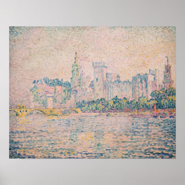 Paul Signac - Avignon, Morning Poster (Front)