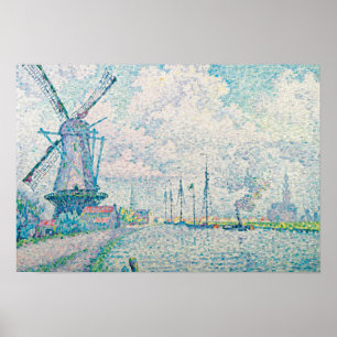 Paul Signac - Canal of Overschie Poster