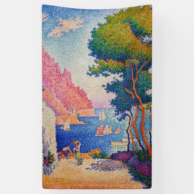 Paul Signac - Capo di Noli Banner (Vertical)