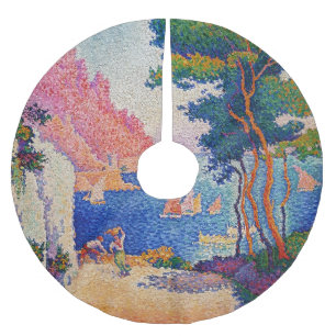 Paul Signac - Capo di Noli Brushed Polyester Tree Skirt