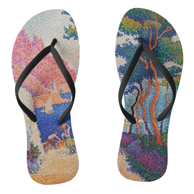 Paul Signac - Capo di Noli Flip Flops (Footbed)