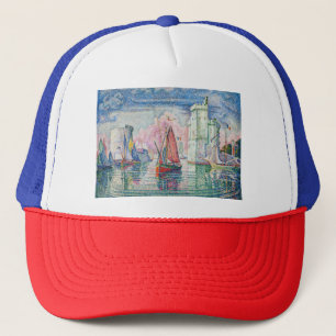 Paul Signac - Entrance of La Rochelle Harbour Trucker Hat