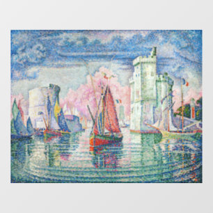 Paul Signac - Entrance of La Rochelle Harbour Window Cling