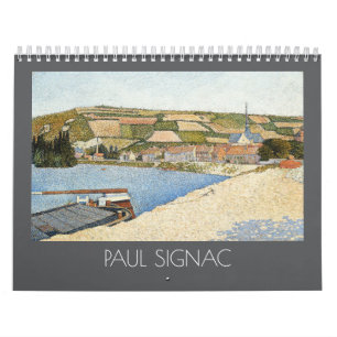 Paul Signac Fine Art Pointilism Paintings Calendar