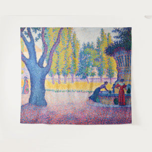 Paul Signac - Fountain des Lices, Saint-Tropez Tapestry