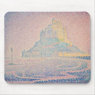 Paul Signac - Mont Saint Michel, Fog and Sun Mouse Mat