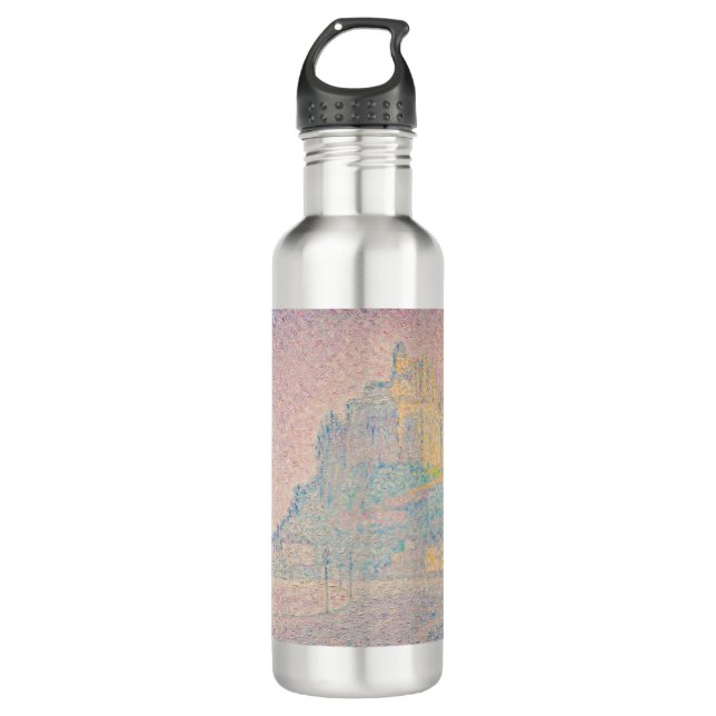 Paul Signac - Mount Saint Michel Fog and Sun 710 Ml Water Bottle (Front)