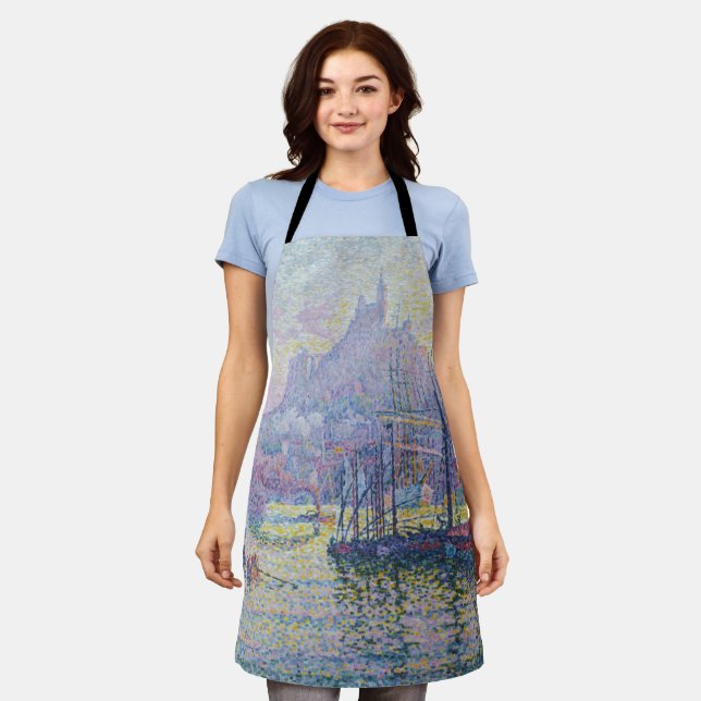 Paul Signac - Notre-Dame-de-la-Garde, Marseille Apron (Worn)
