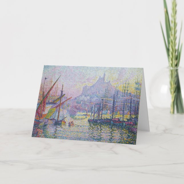 Paul Signac - Notre-Dame-de-la-Garde, Marseille Card (Front)