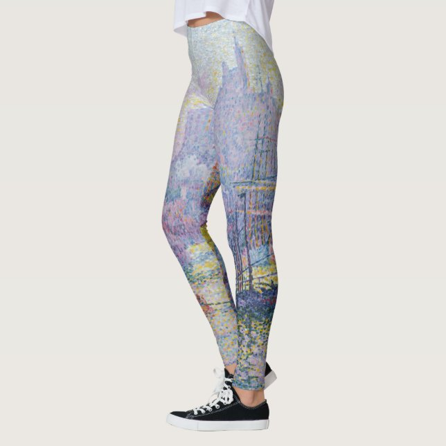 Paul Signac - Notre-Dame-de-la-Garde, Marseille Leggings (Left)