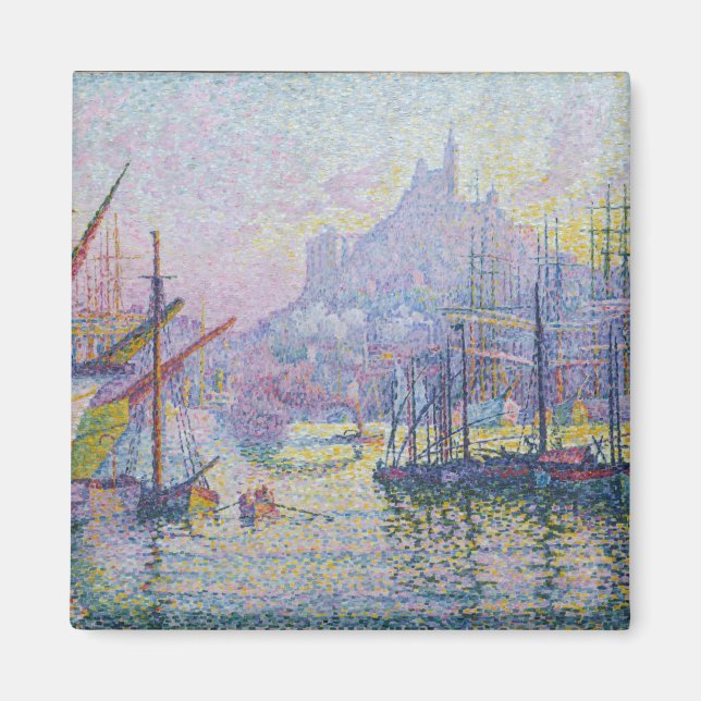 Paul Signac - Notre-Dame-de-la-Garde, Marseille Magnet (Front)