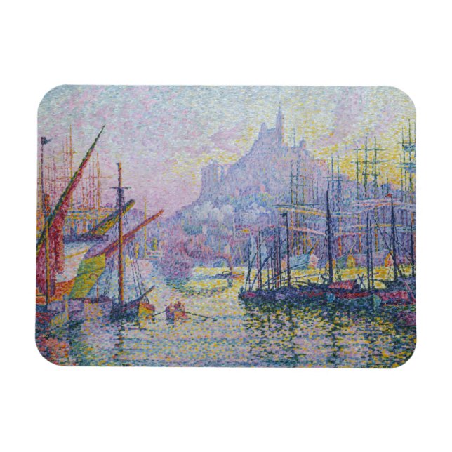 Paul Signac - Notre-Dame-de-la-Garde, Marseille Magnet (Horizontal)