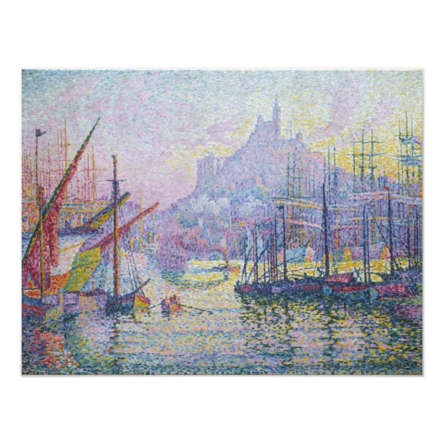 Paul Signac - Notre-Dame-de-la-Garde, Marseille Photo Print (Front)