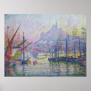 Paul Signac - Notre-Dame-de-la-Garde, Marseille Poster