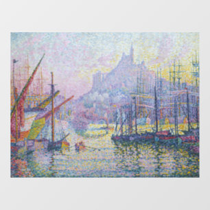 Paul Signac - Notre-Dame-de-la-Garde, Marseille Window Cling