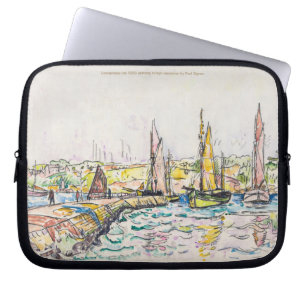 Paul Signac-Petit Andely-The River Bank 1920-1929 Laptop Sleeve