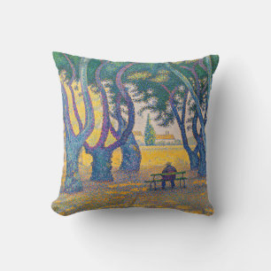 Paul Signac - Place des Lices, Saint-Tropez Cushion